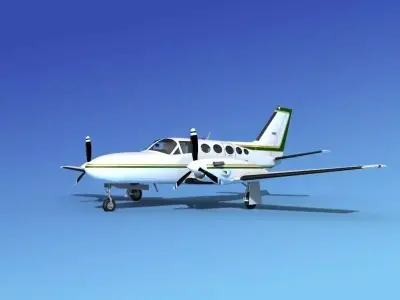 Cessna 425 Conquest I V13 3D model