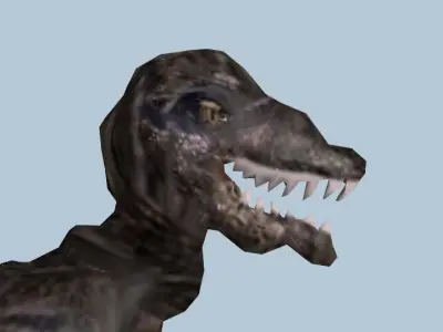 Jojosauras vulture Low-poly 3D model