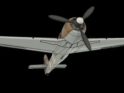 FOCKE WULF FW-190 A4- STL files - 3D printing 3D print model