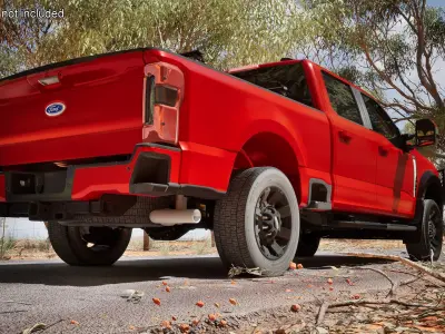 Ford Super Duty F 550 Lariat 2023 with Accessories Rigged for Cinema 4D 3D model