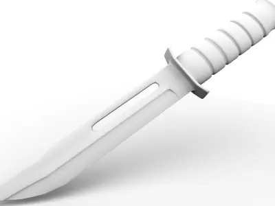 game weapon - knife Free 3D model