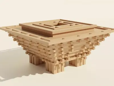 China Art Museum 3D print model