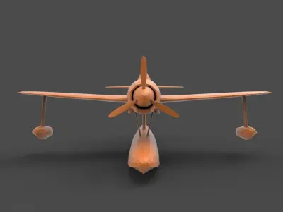 Kawanishi N1K 3D print model