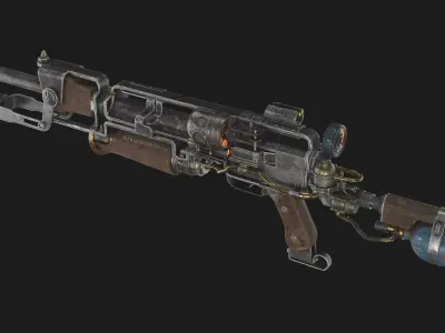 Metro Exodus 2033 Fan Art Low-poly 3D model