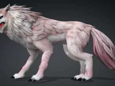 Wolf B1 Free low-poly 3D model