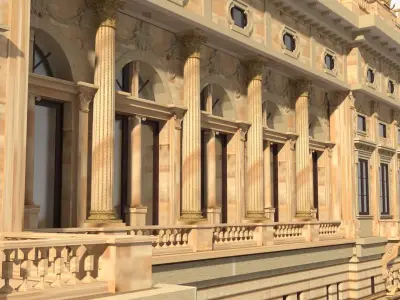 National theater - Prague Czech republic 3D model