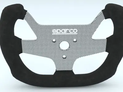 Steering Wheel Sparco F10AC 3D model