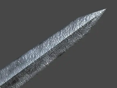 Short Sword3 Low-poly 3D model