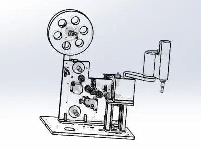 Labelling machine 3D model