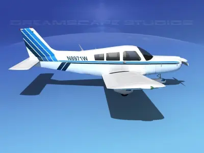 Piper PA-28  V19 3D model