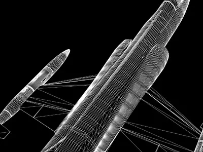 F-104 Starfighter Military Fighter 3D model