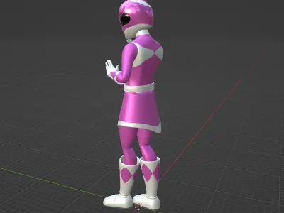 Pink Ranger - Power Ranger 3D model