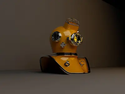 marin helmet 3D model