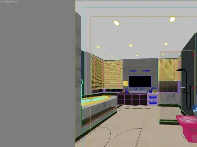 bathroom 5 modern 3D model