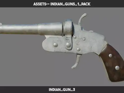 Indian Guns Vol 1 Free 3D model