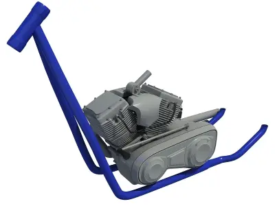 Motorcycle Bike Engine 3D model