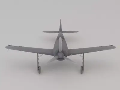 Focke-Wulf Fw 190 Fighter-bomber Germany WWII 1940 3D print model