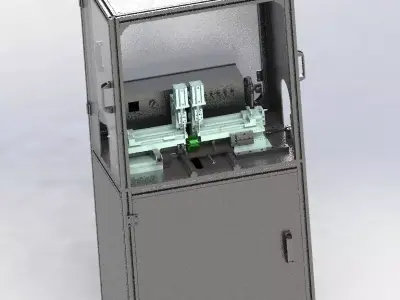 E type spring pack assembly machine 3D model