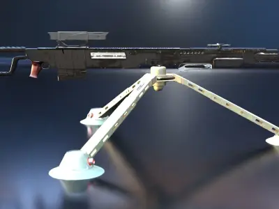 Sci-Fi Snipe 3D model