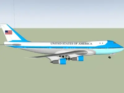 Commercial Aircraft Collection 5 Pack 3D SketchUp 3D model