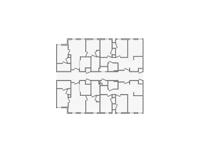 Commercial Interior Sketch - 2501-3000 SF - Xactimate 3D model