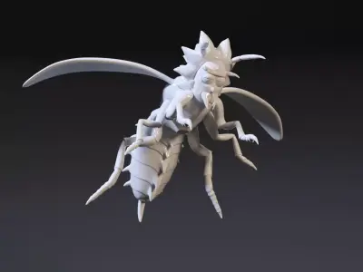 Rick hornet 3D print model