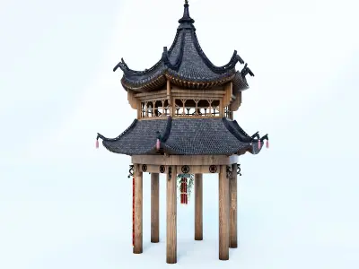 Chinese Pavilion V1 3D model