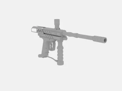  Paintball Guns Paintball  3D model
