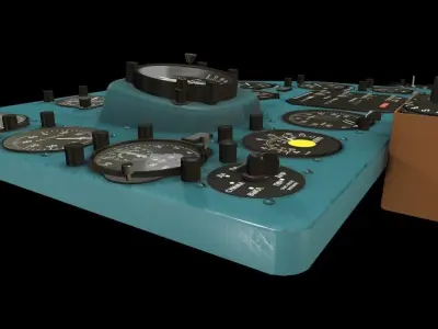 Mi-8MT Mi-17MT Right Panels Board Russian Low-poly 3D model