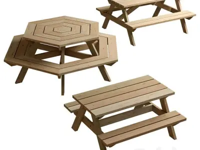 Garden Chairs  3D model
