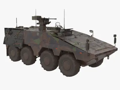 APC Boxer Brown Clean and Dirt 3D model