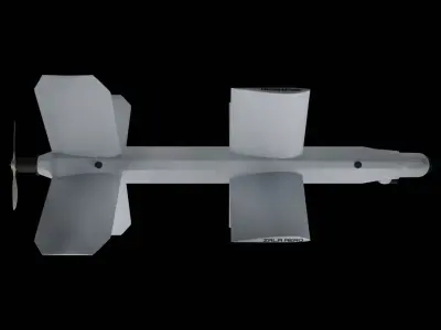 Lancet 52 - Modern Military UAV Low-poly 3D model