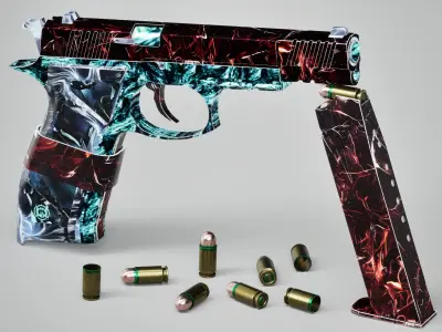 Revenge Vulcano Low-poly 3D model