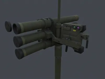 Starstreak Stan Low-poly 3D model