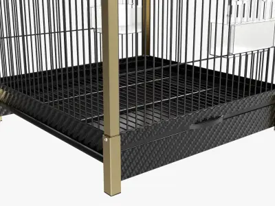 Bird travel cage carrier 3D model