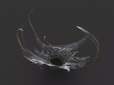Water stylized tube 3D model