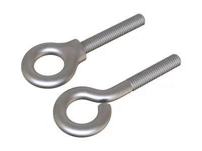 Eye bolts 3D Model 3D model