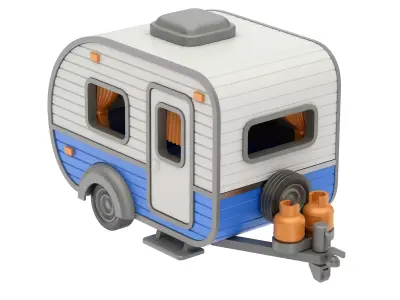 Printable Camper 3D print model