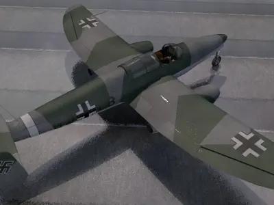 Heinkel He-280A 3D model