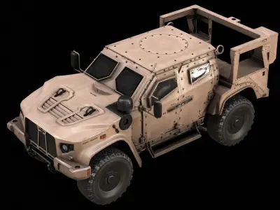 Oshkosh JLTV Low-poly 3D model Low-poly 3D model