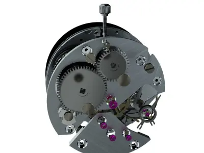 mechanical watch body 3D model