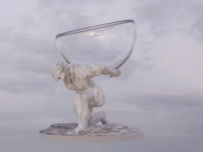 Atlas Pot Free 3D print model