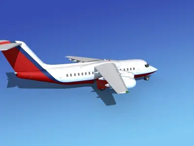 BAe 146-200 Corporate 2 3D model