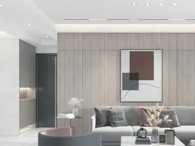 Guest Modern Panoramic Restaurant 3D model