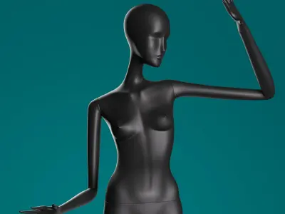 Mannequin 606 coll60 3D model