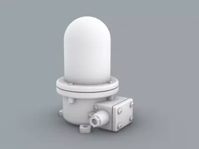 Navigation Light 1 Low-poly 3D model