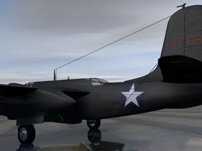 Douglas P-70 Nighthawk 3D model