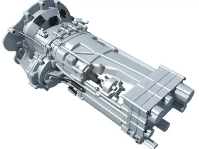 3D Gear Transmission 51 3D model
