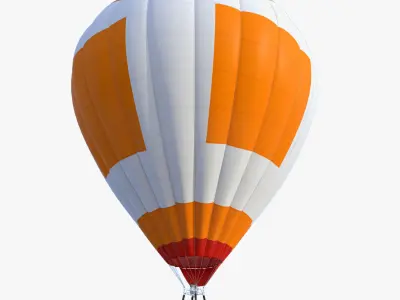Air Balloon Big Set 3D model