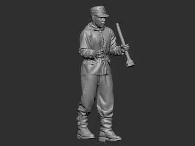 German Tankman ww2 4 3D print model